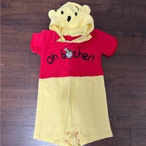 Disney Winnie the Pooh Romper Hoodie 2T